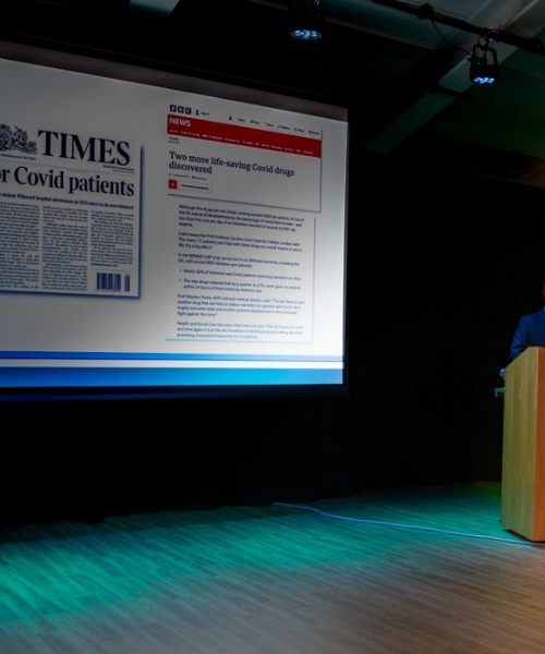 News » St Benedict's Lecture Series: Developing COVID-19 treatments